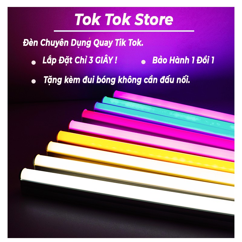 Mua Đèn LED tuýp quay tiktok nhiều màu đèn gậy neon tok tok chuyên nghiệp siêu bền tiện lợi Giá Tốt Nhất, Chính Hãng giá tháng 7/2021 | 123Mua