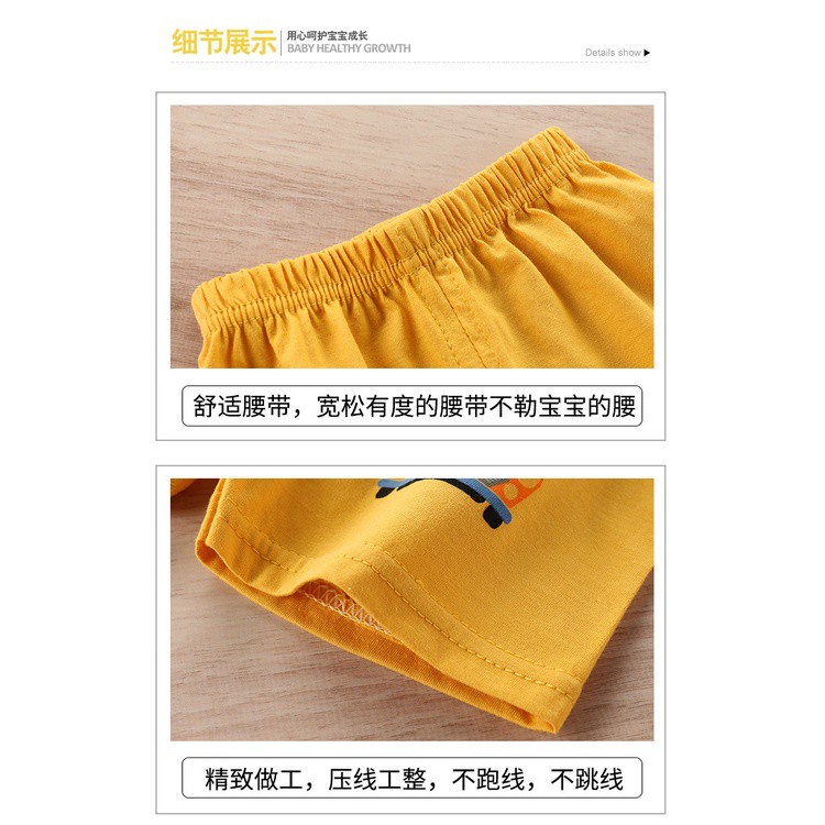 70-130CM Quần Short Cotton Ống Rộng In Họa Tiết Phong Cách Hàn Quốc Thời Trang Mùa Hè Cho Bé