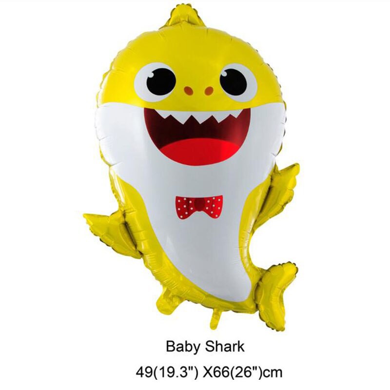 Bóng tráng nhôm hình Baby Shark size lớn