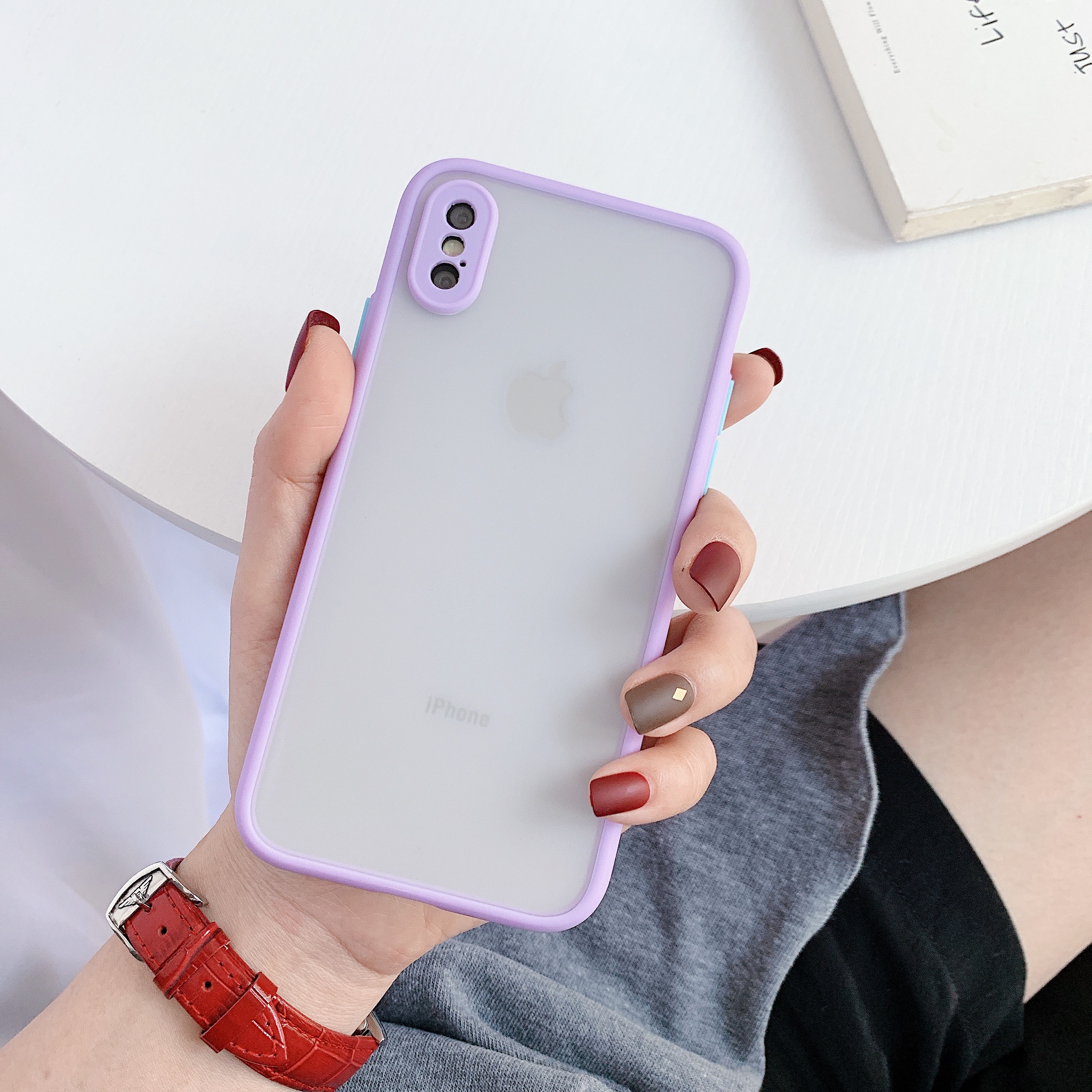 Iphone case for Iphone xr / Iphone x / Iphone xs / iphone xs max Shockproof Phone Case & Matte Transparent cover & hard case