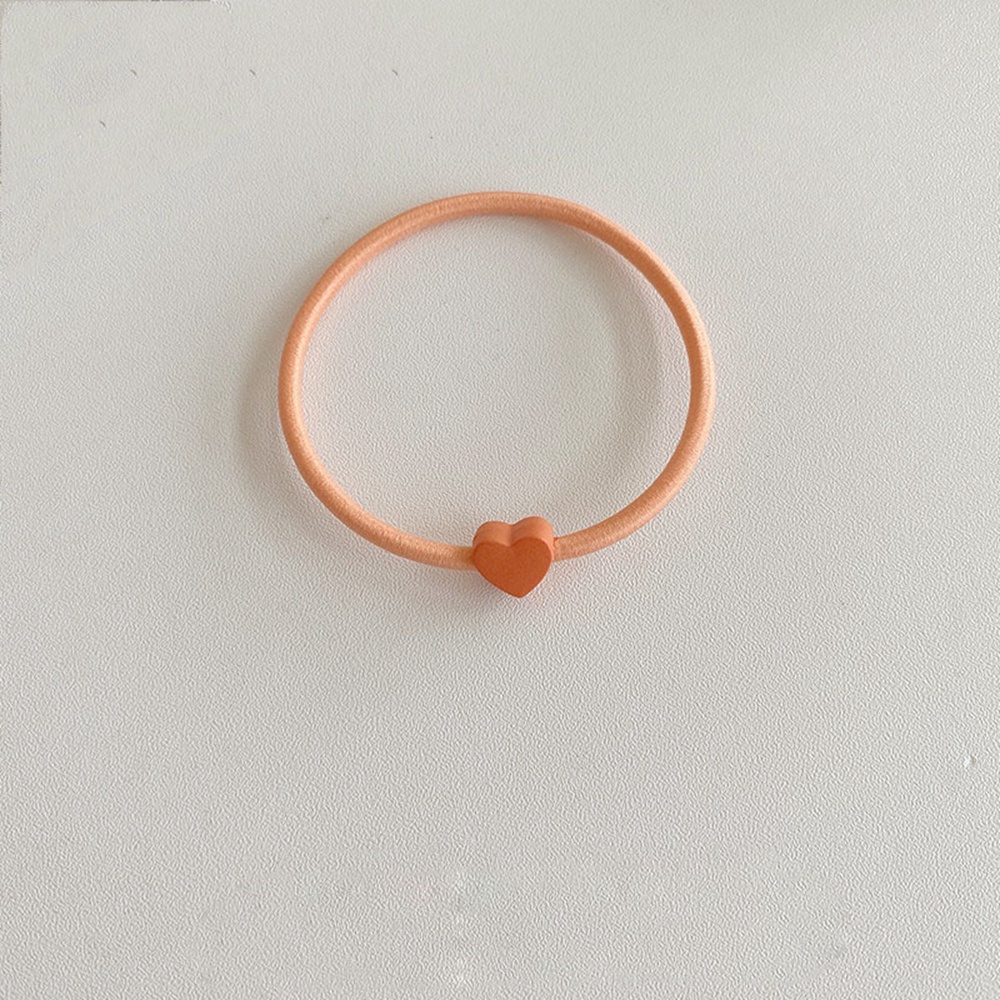 Set 3 dây buộc tóc cao su co giãn màu sắc ngọt ngào