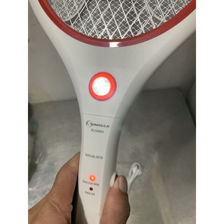 Vợt bắt muỗi Sunmax SLG9002WR (trắng đỏ)