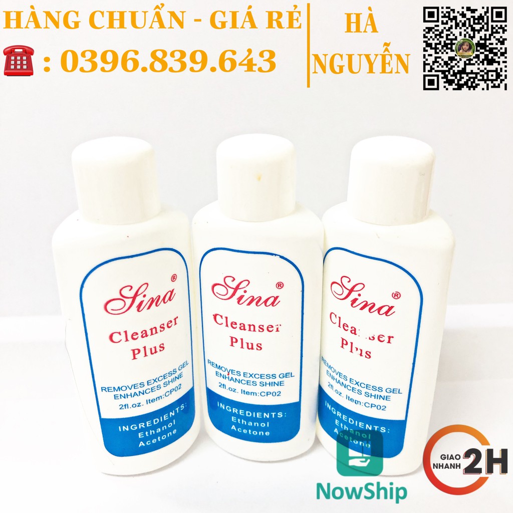 Nước Lau Gel Sina - Cồn Thơm Lau Gel