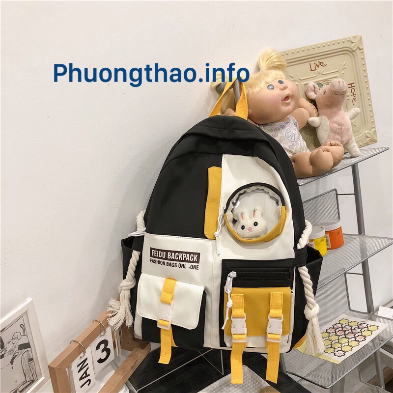 Balo ULZZANG, balo thời trang, vải chống thấm nước, trẻ trung phong cách Hàn Quốc( hàng hót mới) { Chính hãng}