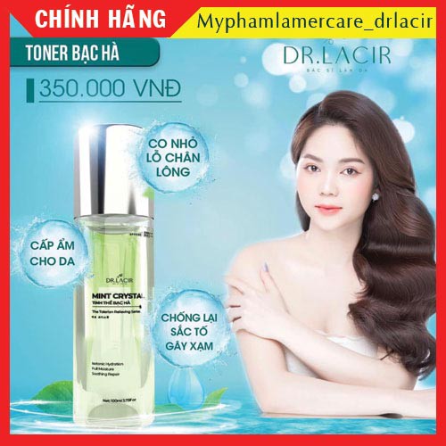 Toner - Tinh Thể Bạc Hà Co Nhỏ Lỗ Chân Lông, Cân Bằng Ẩm Lamer care drLacir | BigBuy360 - bigbuy360.vn