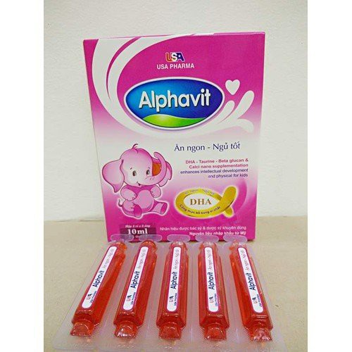 ALPHAVIT ĂN NGON giúp bé ăn ngon ngủ tốt ,bé thông minh ,tăng cường miễn dịch cho bé