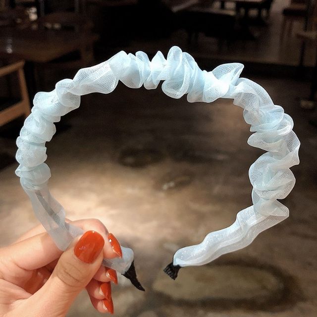 Cài tóc nhún lưới thời trang nữ