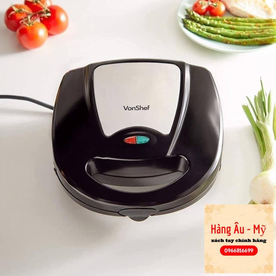 Máy Nướng Thit, Kẹp Sandwich, làm bánh 3 in 1 Cao Cấp Vonshef - Cam kết nhập từ Đức Mua Tại Đức
