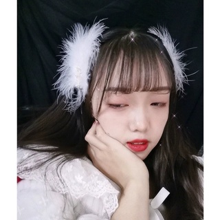 Kẹp tóc hình lông vũ đơn giản dễ thương