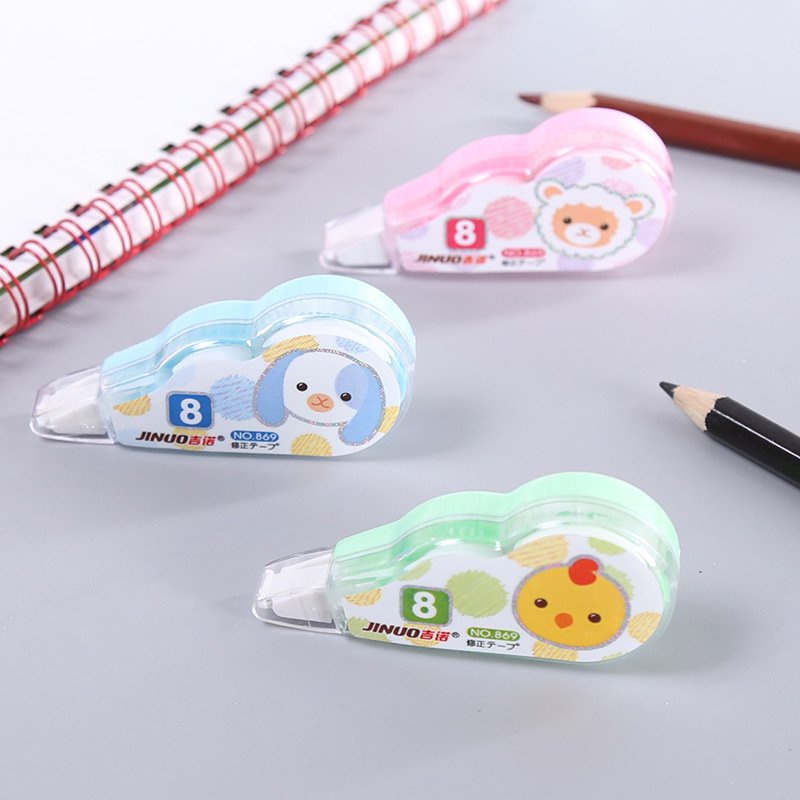 Băng xóa kéo hoạt hình học sinh, băng xóa mini văn phòng