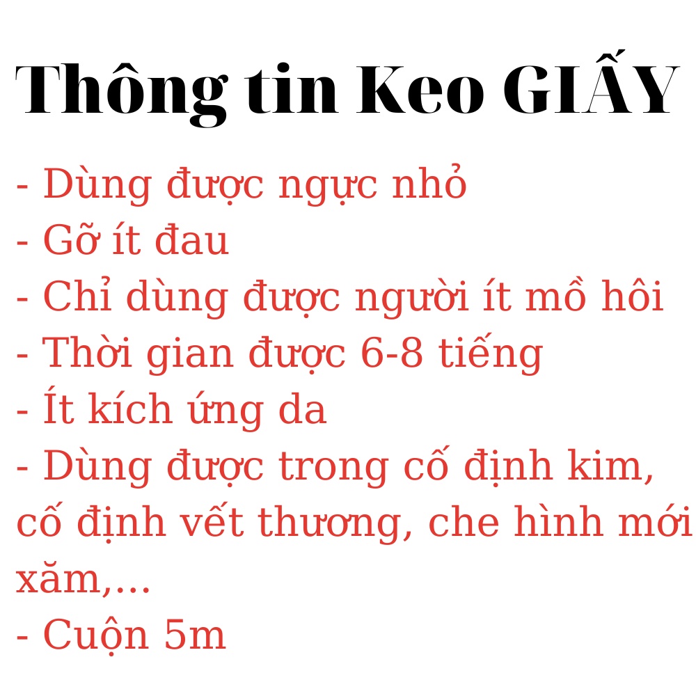 Keo Dán Ngực Tomboy - Keo giấy Dành cho Trans Sb Tomboy