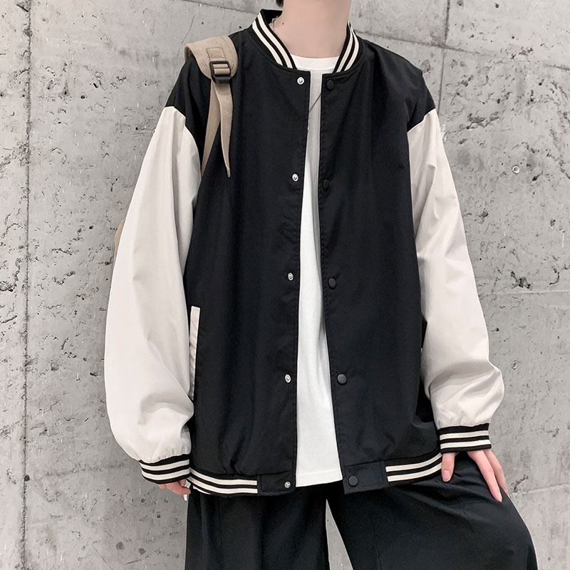 Áo Khoác Bóng Chày Form Rộng Thời Trang Cho Nam