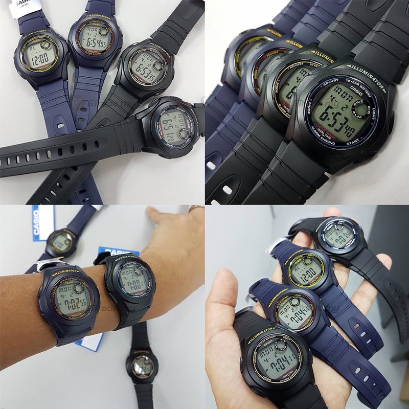 Đồng hồ unisex dây nhựa huyền thoại Casio Anh Khuê F-200W-1ADF | Shopee  Việt Nam