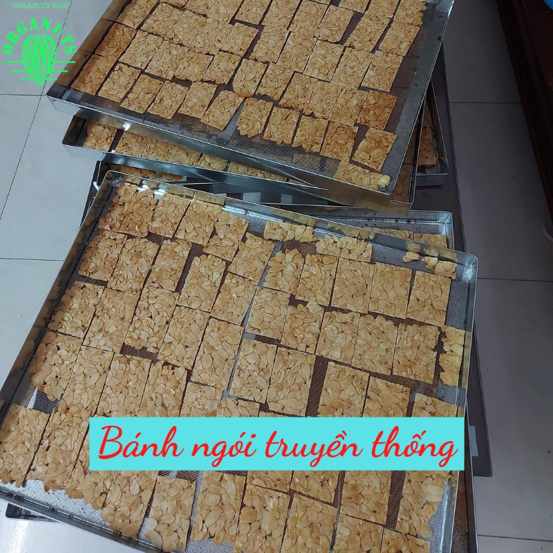 Bánh Ngói Hạnh Nhân Truyền Thống/Hạt Bí HomeMade - Bánh Ăn Kiêng Giảm Cân Không Đường Mix Hạt by Organuts