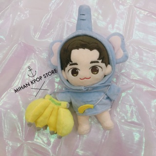 Hoodie voi kèm túi chuối cho doll 20cm