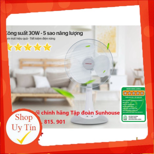 Quạt tích điện Sunhouse SH762 Chính hãng 100%