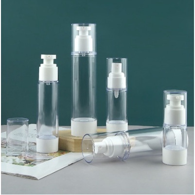 Chai lọ chiết mỹ phẩm/toner/nước tẩy trang có nút nhấn tiện lợi khi đi du lịch
