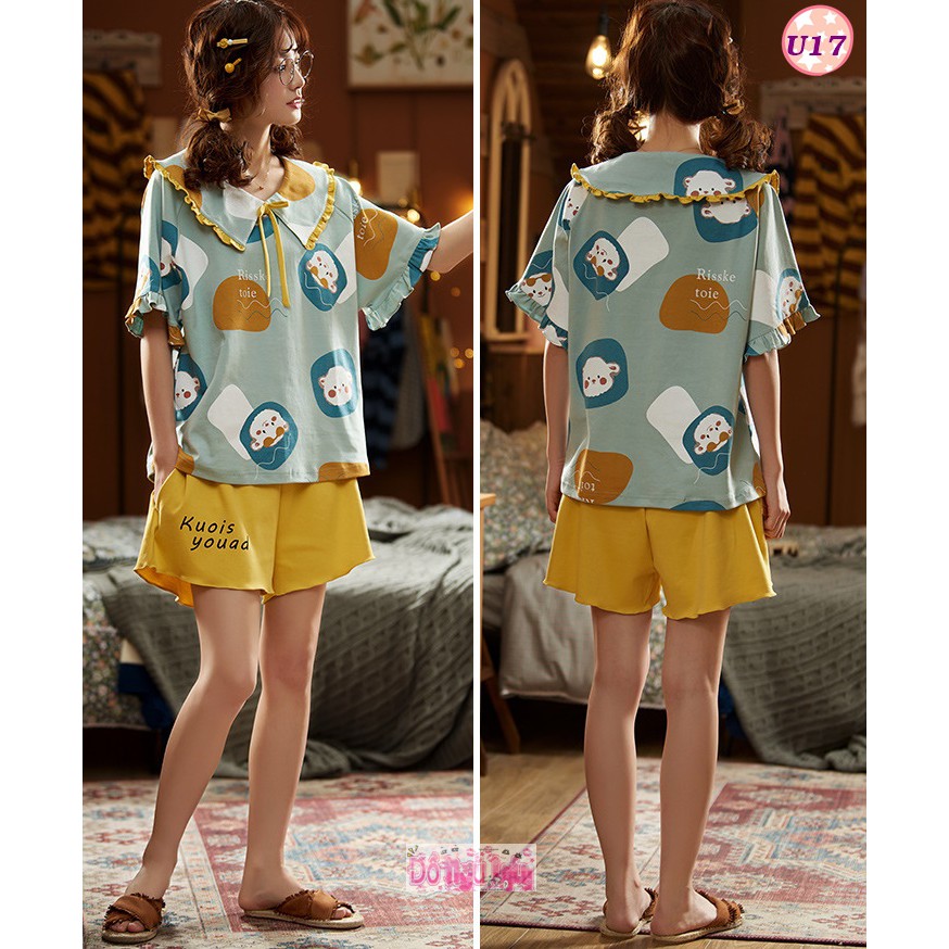 Bộ Ngủ đùi thun cotton U2 | BigBuy360 - bigbuy360.vn