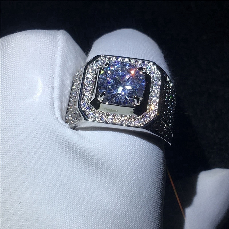 Nhẫn Đính Đá Zircon Lấp Lánh Thời Trang Cho Nữ
