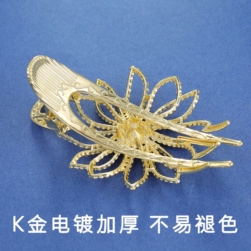 Kẹp Tóc Ba Răng Đính Hạt Ngọc Trai