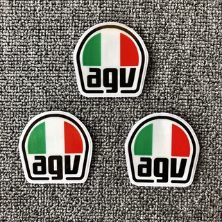 Combo 3 Logo AGV kích thước 6,5 x 6,5 (cm)