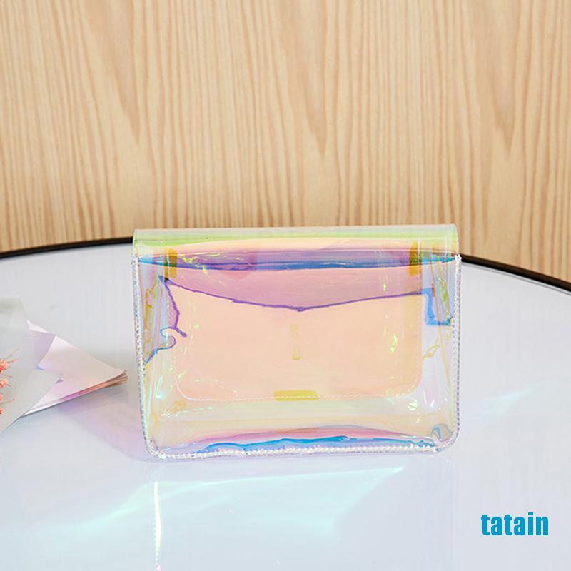 Túi Xách Đeo Vai Bằng Pvc Trong Suốt Thời Trang Cho Nữ