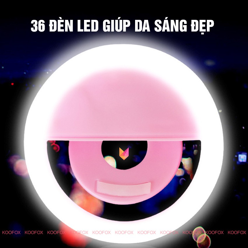 [SIÊU SÁNG💥] Đèn Led Mini Live Stream Dành Cho Điện Thoại | 3 Chế Độ Sáng Hỗ Trợ Livestream, Chụp Ảnh Selfie - KOOFOX | BigBuy360 - bigbuy360.vn