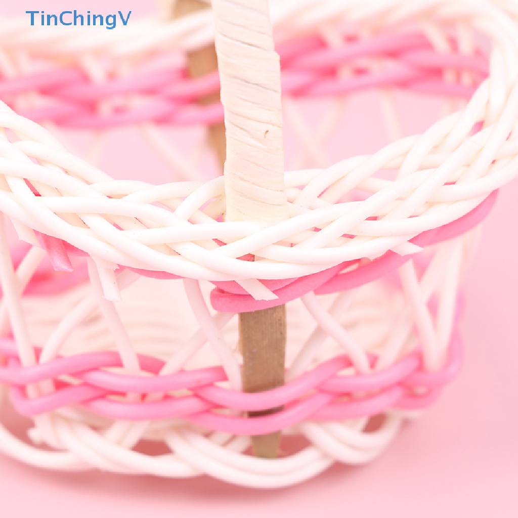 1 Giỏ Đan Mini 1: 12 Dùng Trang Trí Nhà Búp Bê DIY
