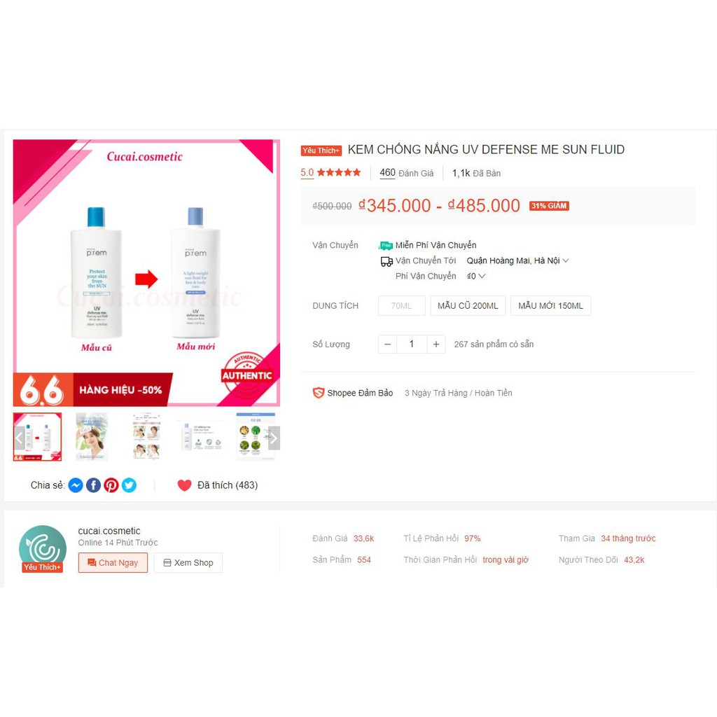Kem Chống Nắng SUN FLUID | BigBuy360 - bigbuy360.vn
