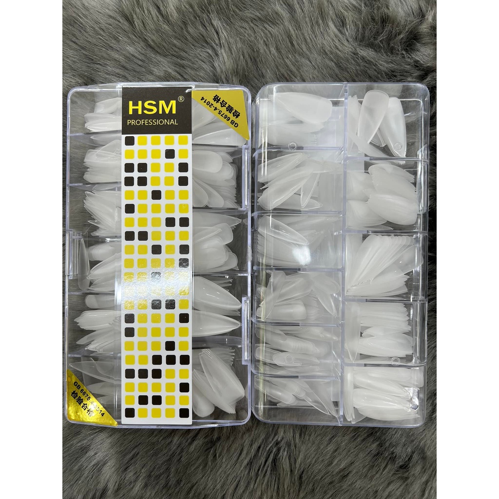 Móng Úp HSM đủ phom  Mềm Dẻo - Lẻ 1 Hộp