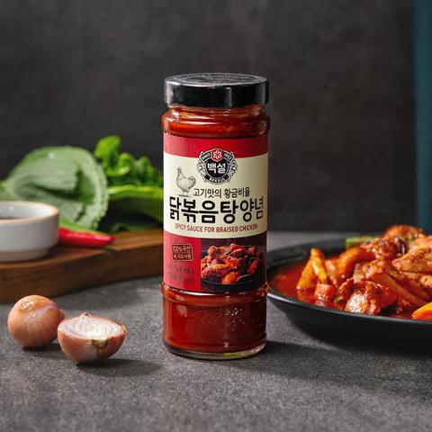 Sốt Ướp BBQ Gà Xào Cay Hàn Quốc BEKSUL Hũ 290G