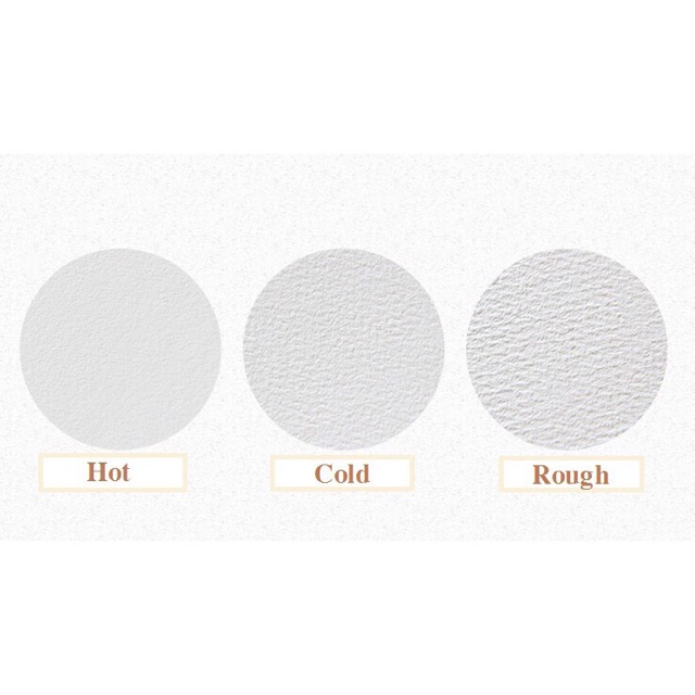 Sổ vẽ màu nước BaoHong vân Cold 200g/300gsm 100% cotton