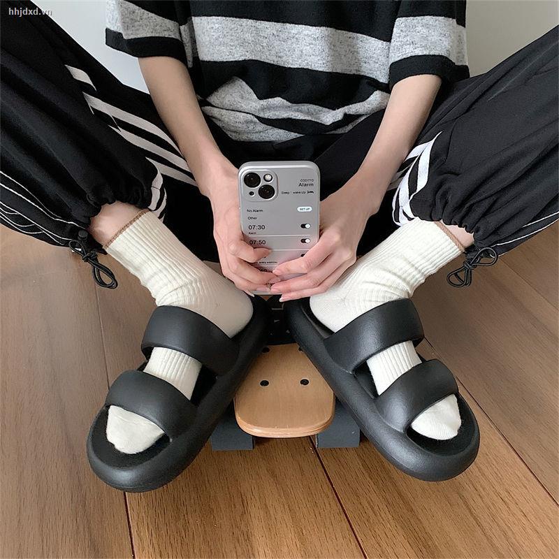 Dép Sandal EVA Đế Dày Hai Quai Thời Trang Phong Cách Hàn Quốc Hàng Mới Dành Cho Cặp Đôi Mang Trong Nhà