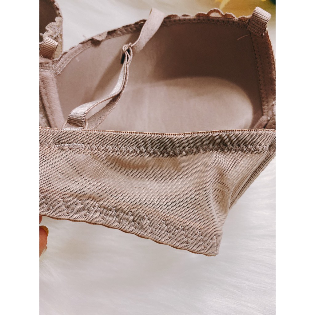 [SIZE B][MÚT VỪA CÓ GỌNG MÚT ] Áo ngực nữ dạng ren quyến rũ - áo lót nâng ngực phối ren  siêu quyến rũ - Kellywang