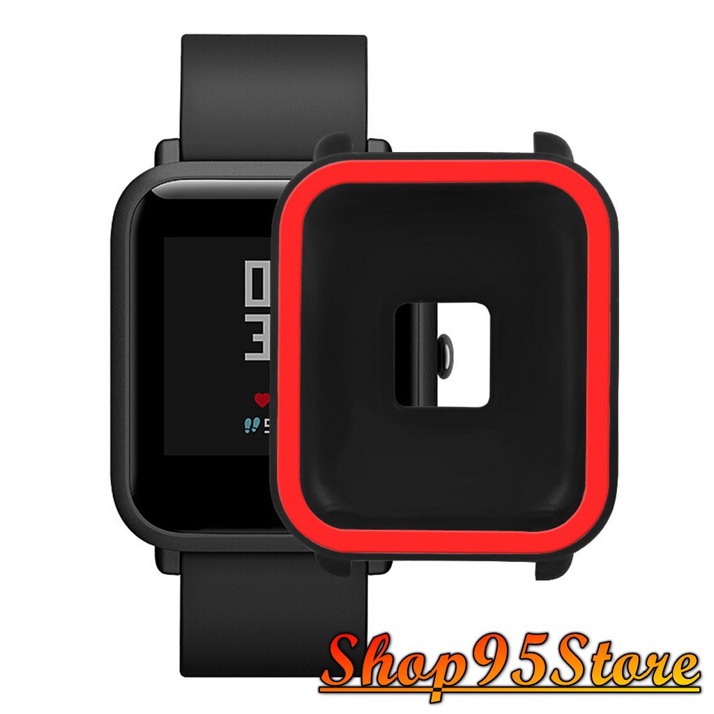 Ốp silicon viền màu dành cho Xiaomi Amazfit Bip