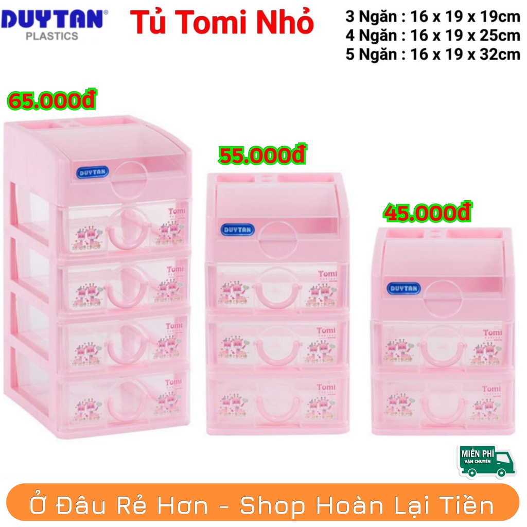 Tủ nhựa Tomi Mini Duy Tân 3 - 4 - 5 ngăn