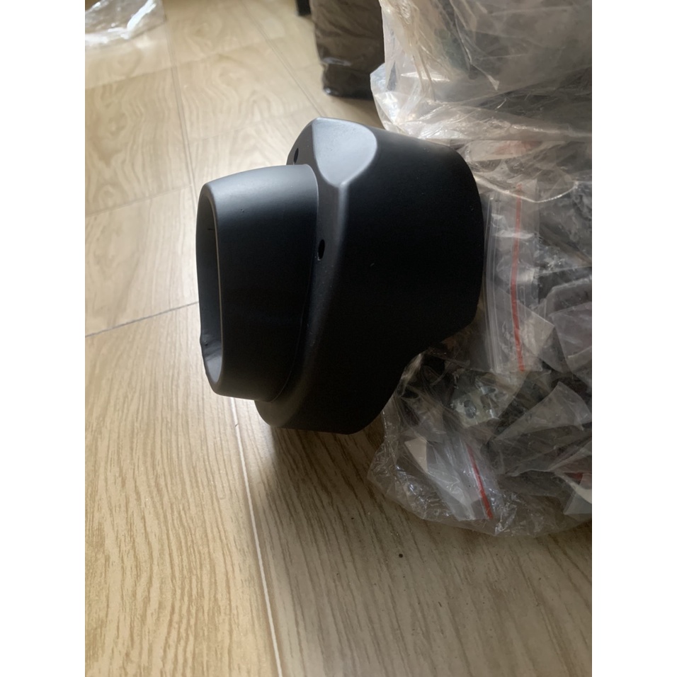 chụp đích pô xe exciter 150 mẫu mới màu đen nhám