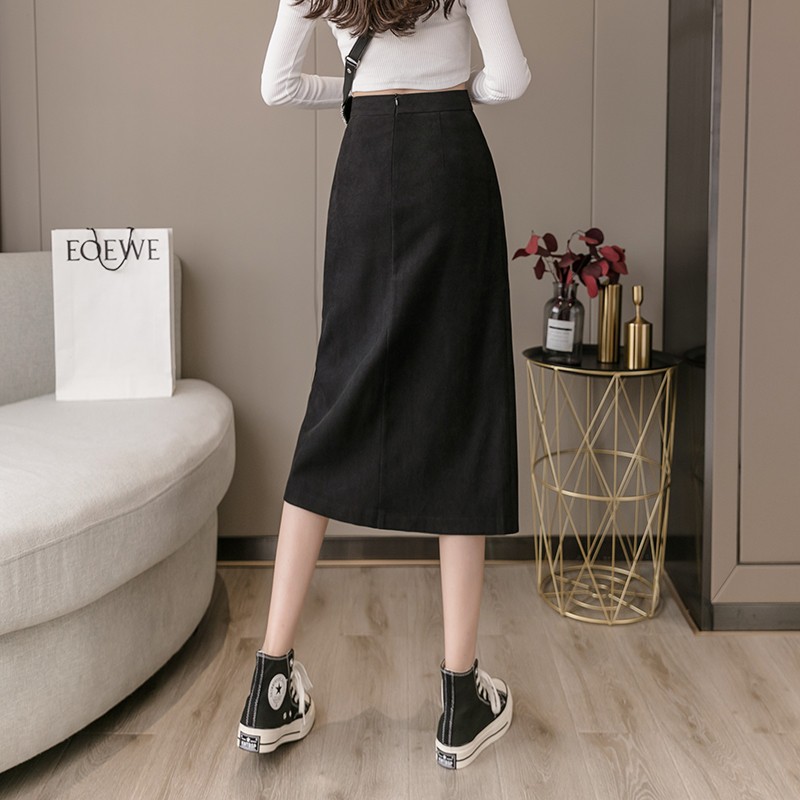 Chân váy dài xẻ tà, chân váy chữ A dáng dài xẻ cạnh 31 September mã CV002 | BigBuy360 - bigbuy360.vn