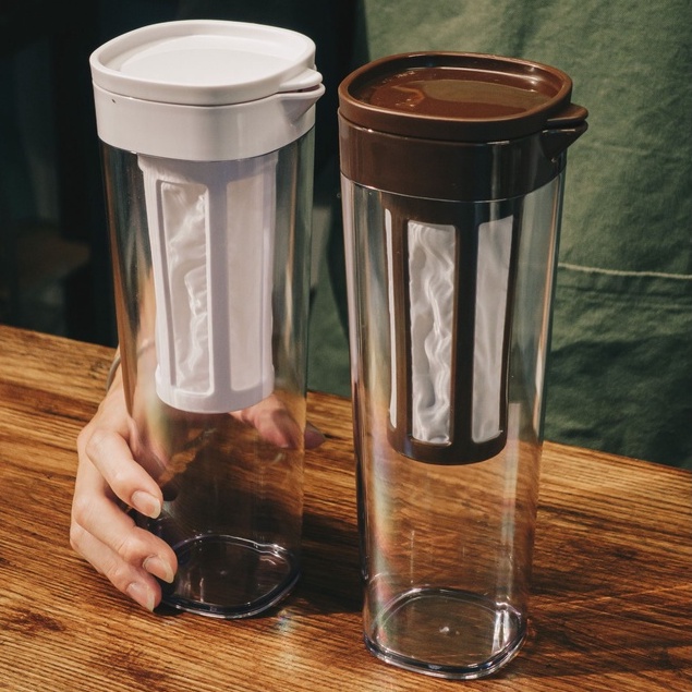 Bình pha Cold brew, Bình ủ cafe Cold brew, Bình pha trà 1100ml Chất liệu Nhựa nguyên sinh ABS an toàn thức phẩm - Ka
