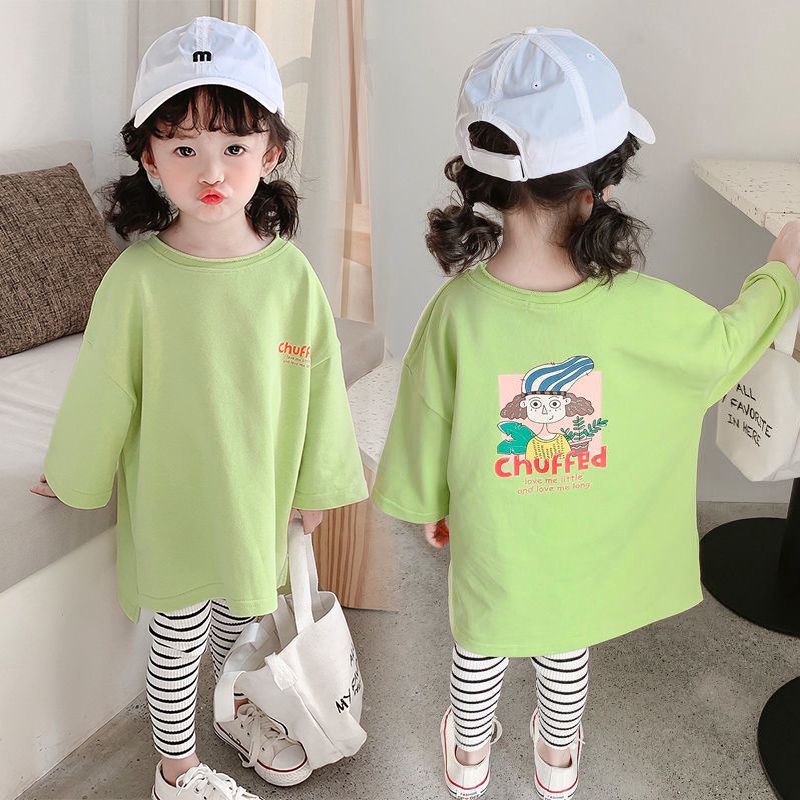 Đầm Sweater Xuân Thu Dáng Rộng Phong Cách Hàn Quốc Mới Cho Bé Gái