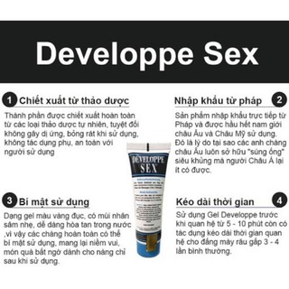 Gel Tăng Kích Thước DV DEVELOPPE.