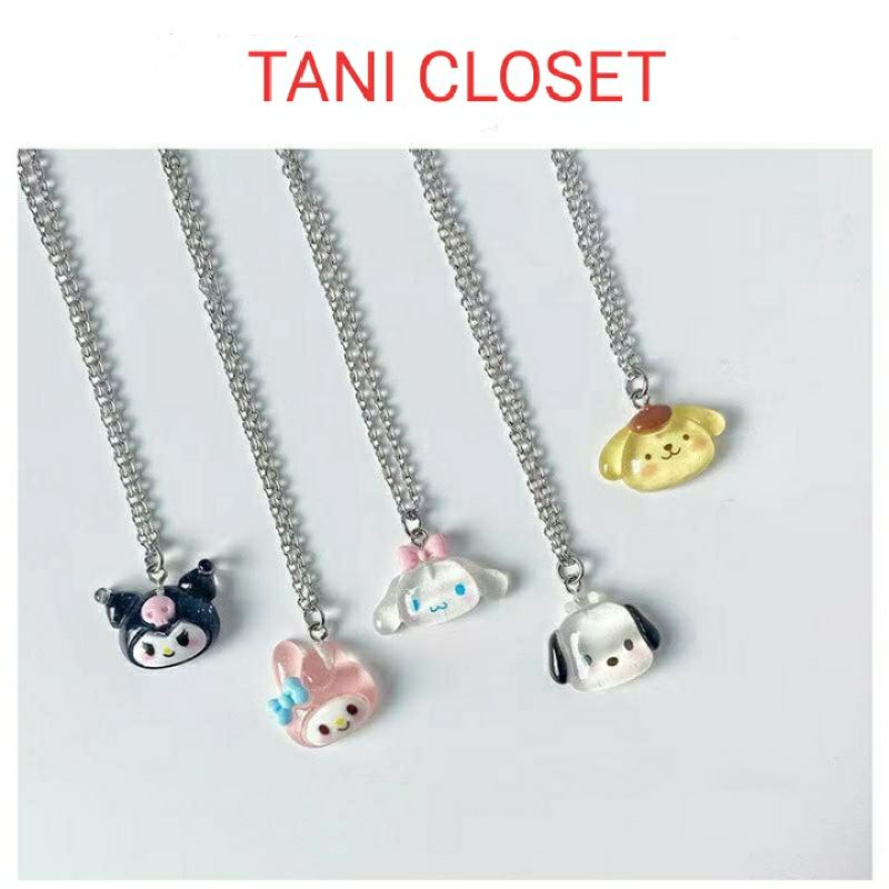 Dây Chuyền Hình Pochacco Kuromi Cinnamoroll Hot Trend 2023