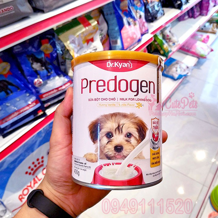 Sữa bột cho chó Dr.Kyan Predogen Lon 400g - Cutepets