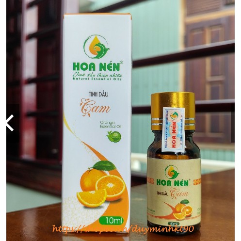 Tinh dầu Cam 10ml Hoa Nén