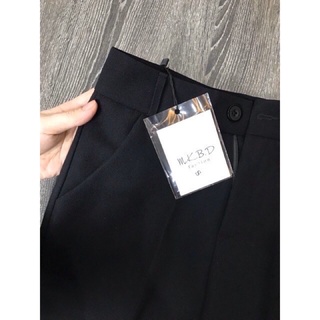 Quần ống xuông nữ cạp cao