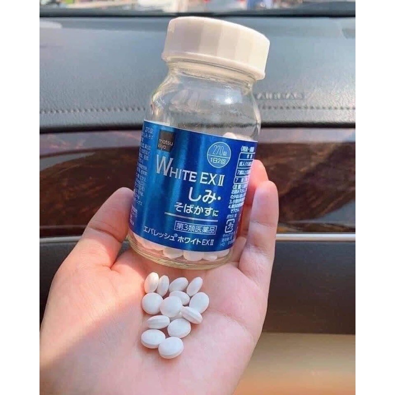 (video mua hàng) Viên uống trắng da Skin White EX II 270 viên Nhật Bản | BigBuy360 - bigbuy360.vn