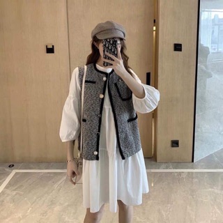 Set váy vest