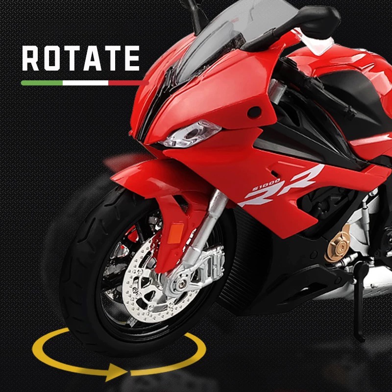 Mô Hình Xe Mô Tô BMW S1000RR Bằng Hợp Kim Tỉ Lệ 1: 12