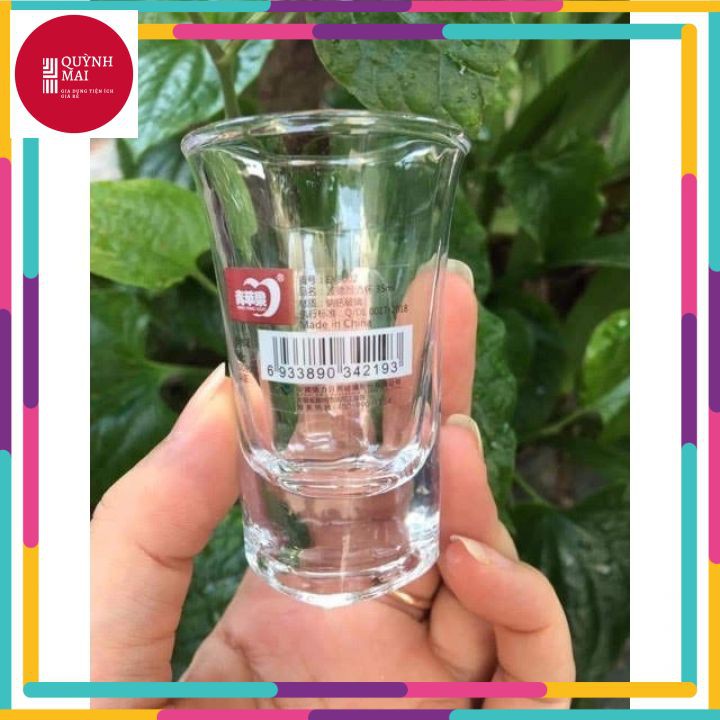 Bộ 6 Ly Uống rượu 34ml DELI GLASSWARE Cao Cấp