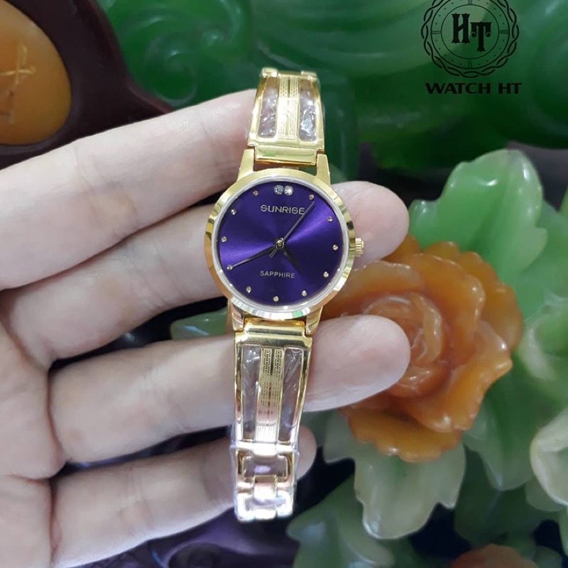 Đồng hồ nữ SUNRISE 9924SA Kính Sapphire chỗng xước và nước tuyệt đối